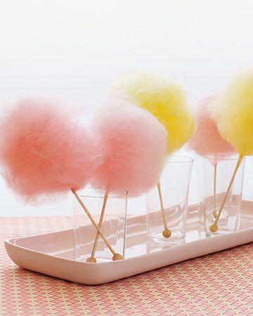 cotton candy via Martha Stewart